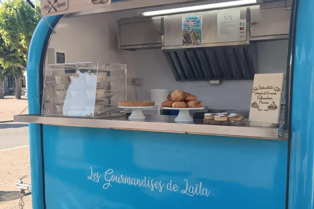 Le food truck Les Gourmandises de Laïla, spécialités d'Orient et du monde, au Festival bien-être de Pontourny les 6 et 7 juin 2026