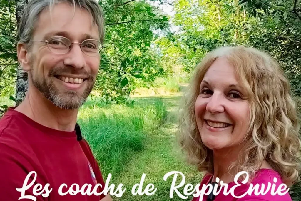 Nathalie Barbelivien et Paul-Etienne Treffé, coachs de RespirEnvie, au Festival bien-être de Pontourny 6 et 7 juin 2026